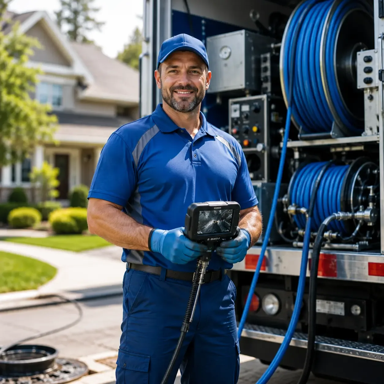 Local outdoor drain cleaning specialists in Edinburg, PA